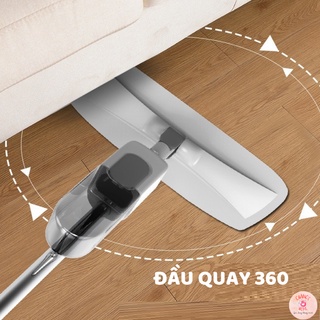 Chổi lau nhà thông minh phun sương không cần vắt xoay mọi ngóc ngách tặng túi thơm treo tủ quần áo