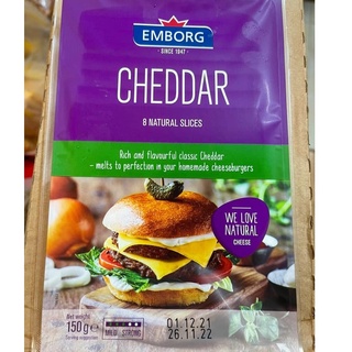 Phô Mai Cheddar Lát EMBORG 150G