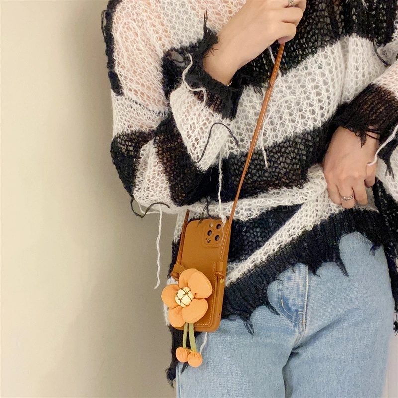 Ốp Điện Thoại Mềm Chống Rơi Hình Hoa Hướng Dương Cho Iphone 14promax 13 Proax 12 pro max 11 pro max xs max xr x 7plus 8plus