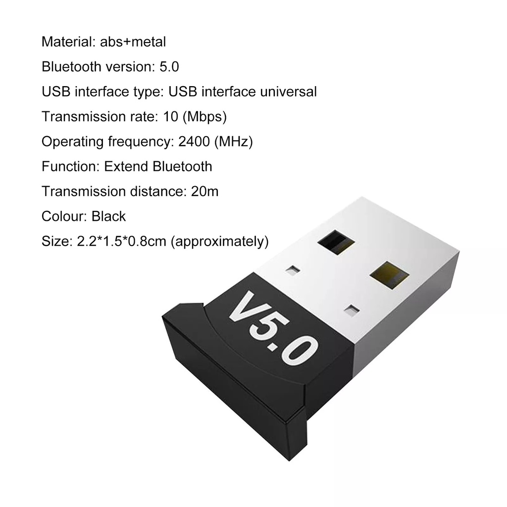 USB Bluetooth mini cho PC chuẩn 5.0