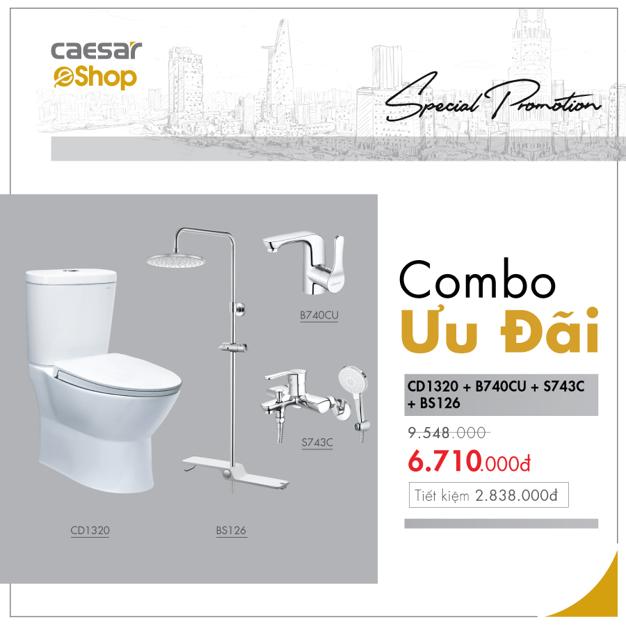 Combo sản phẩm CD1320+B740CU+S743C+BS126