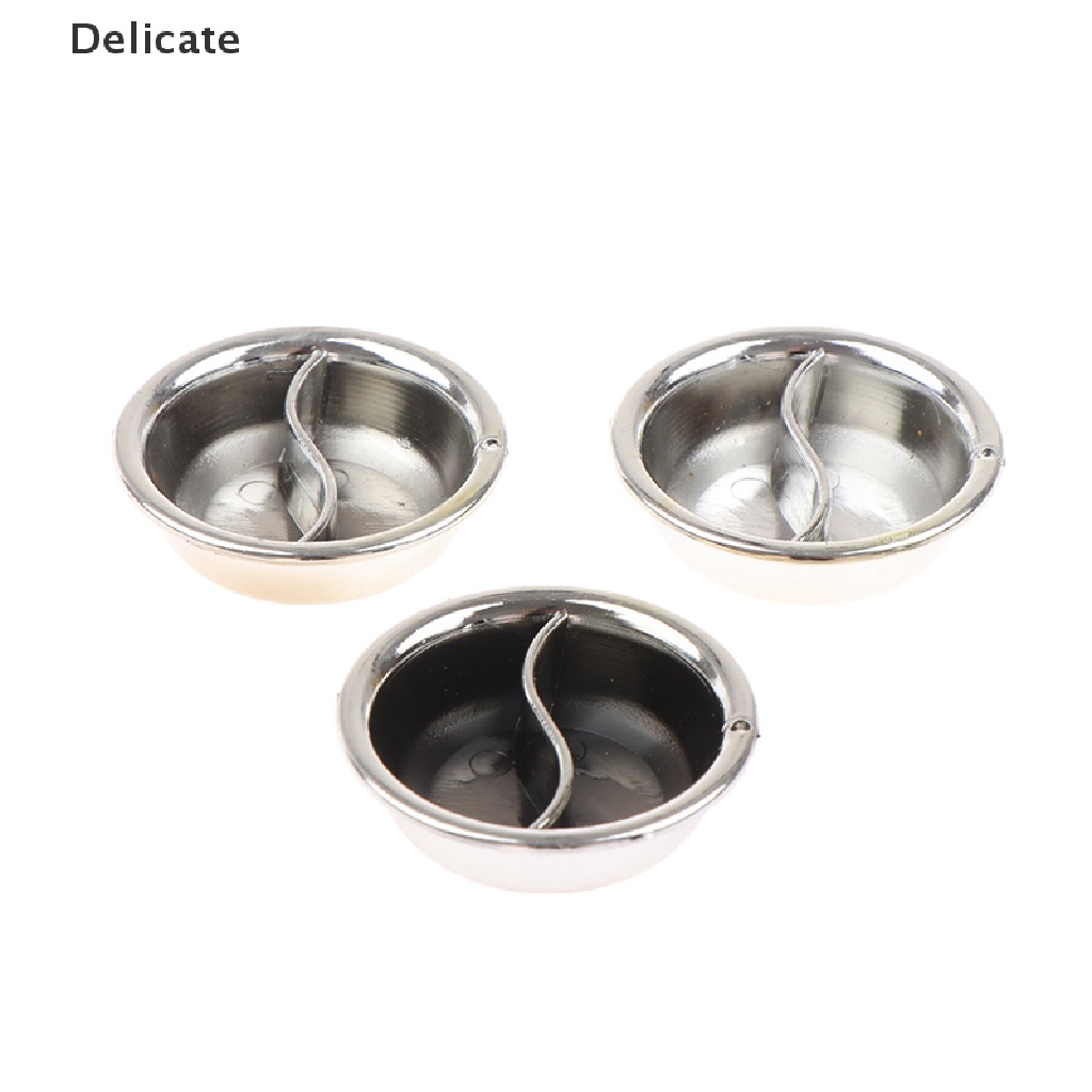 Bộ 3 đĩa cỡ nhỏ đựng Sushi / thức ăn trang trí nhà búp bê