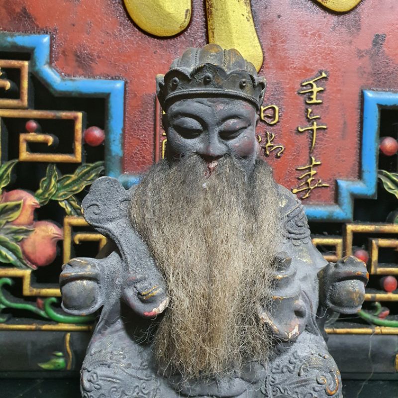 Tượng THẦN TÀI bằng gỗ thần thái tuyệt vời CHIÊU TÀI TIẾN BẢO mang lại may mắn tài lộc cho gia chủ,quà tặng,biếu...