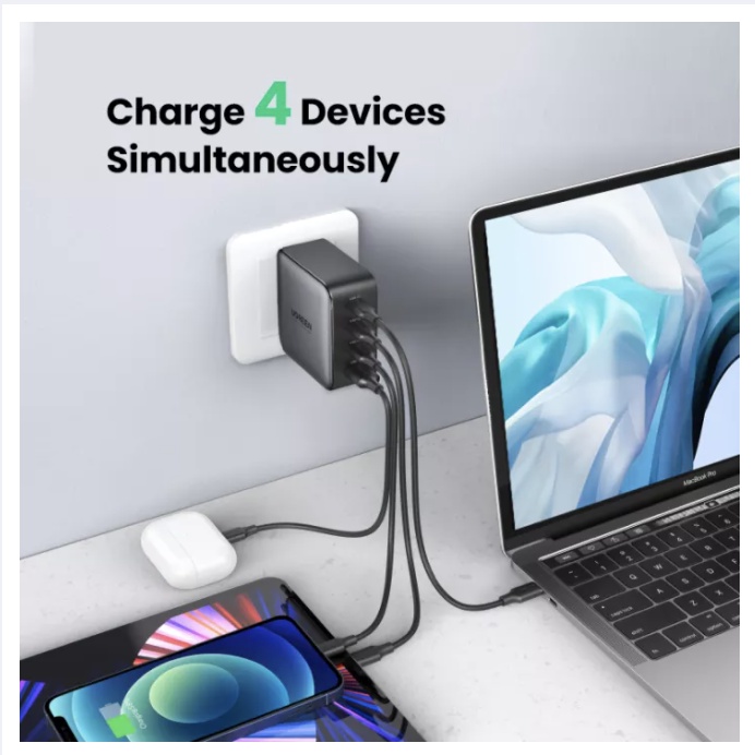 Sạc nhanh UGREEN chính hãng 100W Gan