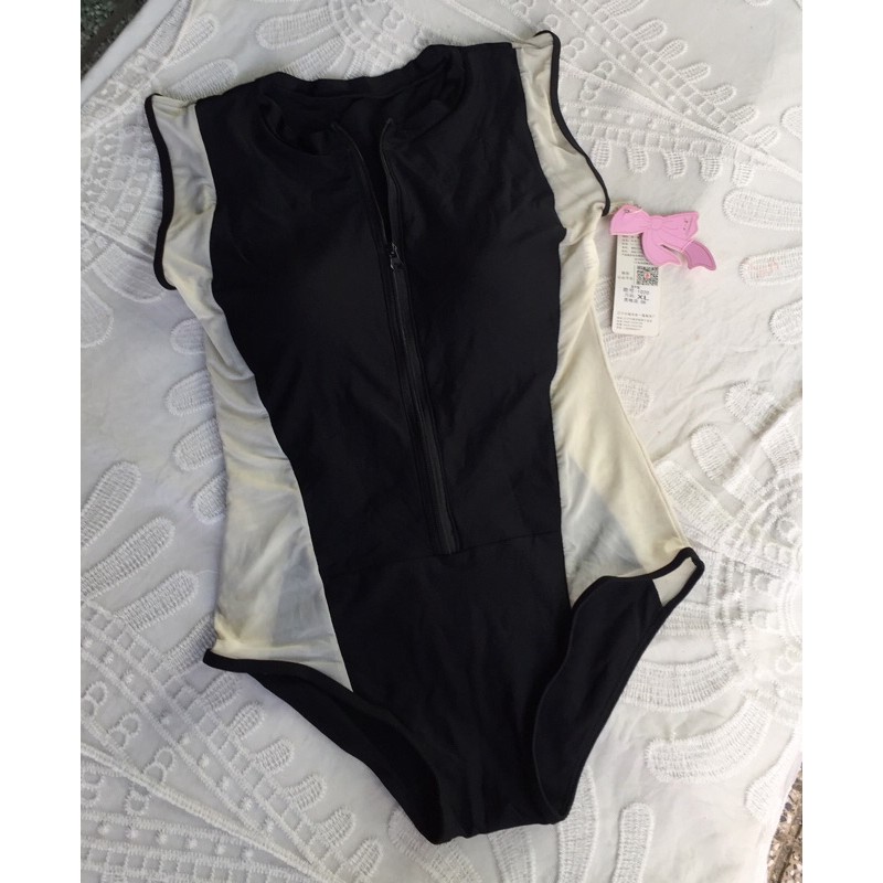 [ĐỘC ĐÁO] Bikini Bộ Bơi Đồ Bơi Một Mảnh Tay Dài/ Tay Đùi Nhú Phối Voan Nude Dọc Sườn Tạo Đường Cong Quyến Rũ Size XL | BigBuy360 - bigbuy360.vn