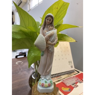 412. Mẹ nón lá gốm sứ 17cm