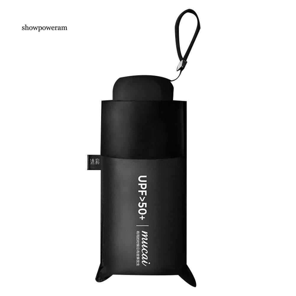 SPAM  Mini Summer Waterproof Windproof Folding UPF50+ Sun UV Rain Protection Umbrella