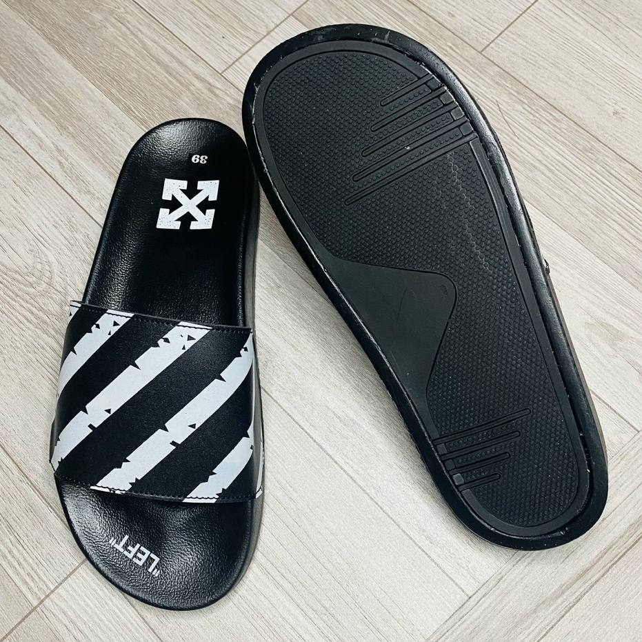 Dép quai ngang Nam nữ Off White, Dép lê Off White Sandal, Chất liệu đế Cao su đúc, nhiều mẫu DuSo