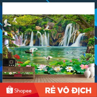 [HOT] Tranh dán tường 3D-5D-8D trang trí phòng khách (list 5) (Có kèm keo dán)
