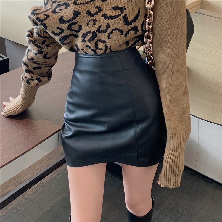 Chân Váy Chữ A Lưng Cao Thiết Kế Xẻ Tà Phong Cách Hàn Quốc | BigBuy360 - bigbuy360.vn