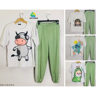 ĐỒ BỘ ỐNG BO 3M UNISEX FORM RỘNG FREESIZE CHO NỮ