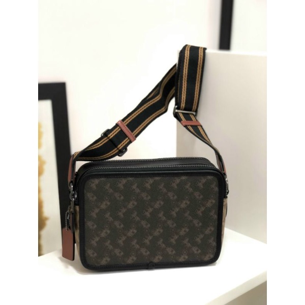 Túi C0ach Charter da bò cực sang