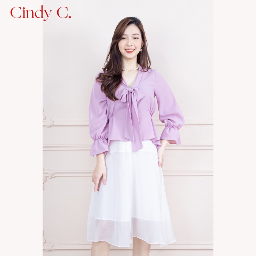 Áo Sweetheart CINDY C chất liệu Linen thiết kế sang trọng nữ tính 812