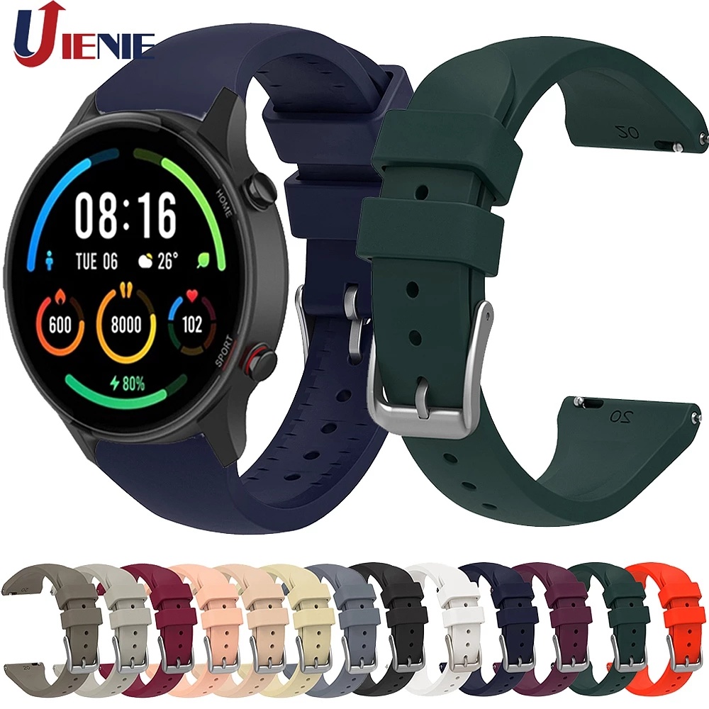 Dây Đeo Silicon 22mm Cho Xiaomi Mi Watch Phiên Bản Quốc Tế