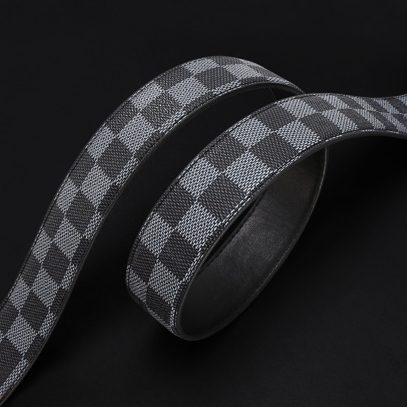 Thắt Lưng Da Khóa Đôi Tự Động Thời Trang Lịch Lãm Cho Nam