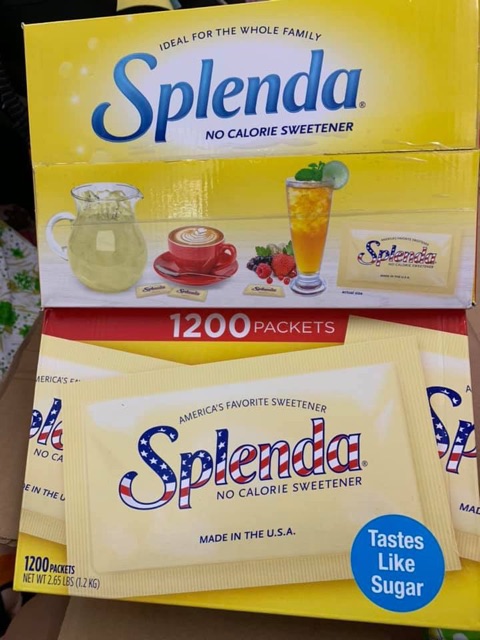 Combo 100 gói đường ăn kiêng Splenda của Mỹ