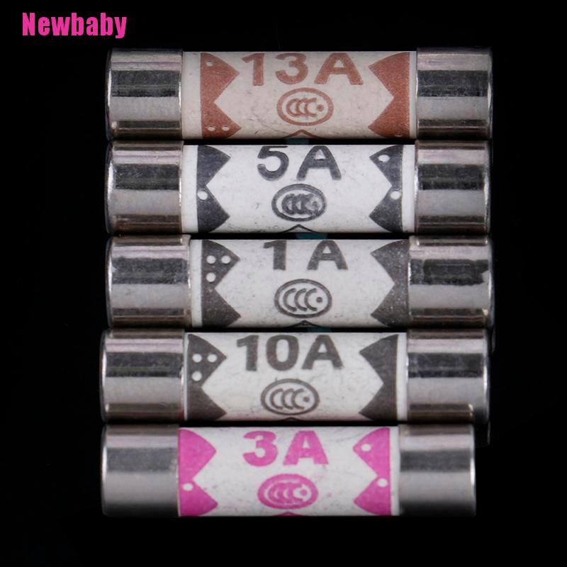 Cầu Chì Gốm 6Mmx25Mm BS1362 1A 3A 5A 10A 13A