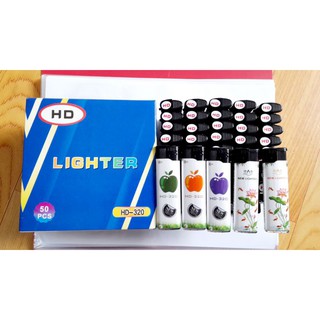 Hộp 50 cái quẹt ic lighter hd-320