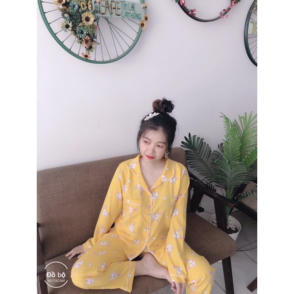 ❌PIJZAMA❌Đồ bộ tay dài,pizama tay dài có túi quần+áo ảnh thật kèm video