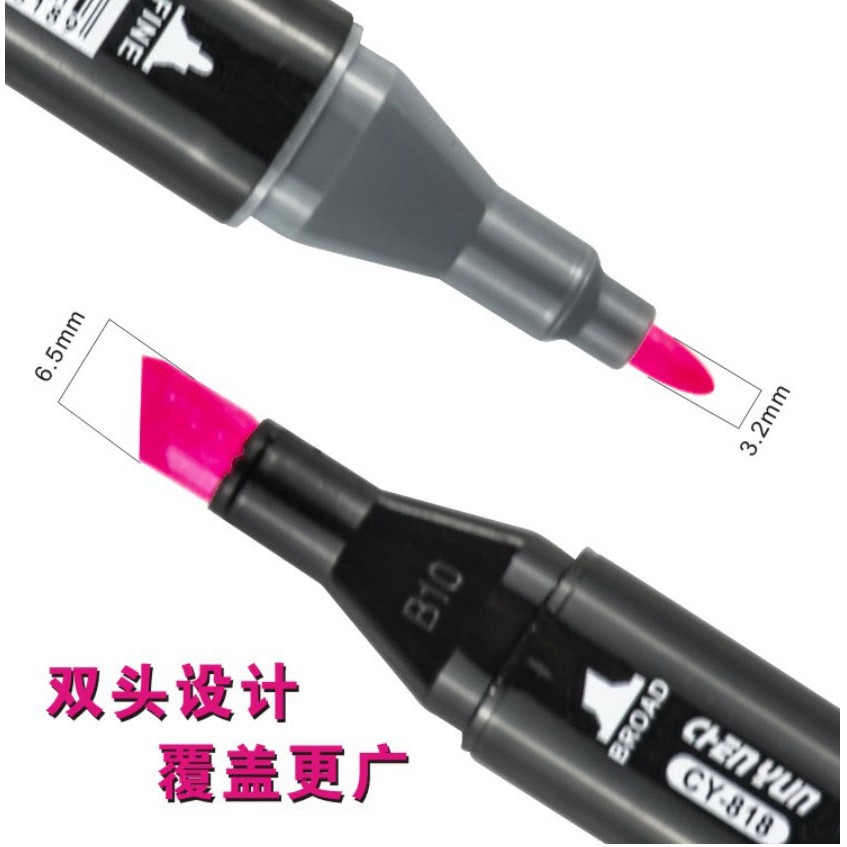 [HCM] Bút màu Marker Touchbool 2 đầu bản Mới -  Túi Vải 30/48/60/80 họa cụ bút dạ màu vẽ học sinh màu lãng mạn
