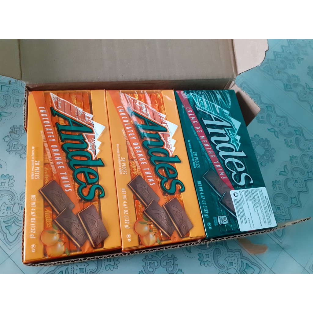 Socola andes Mỹ 7 vị khác nhau