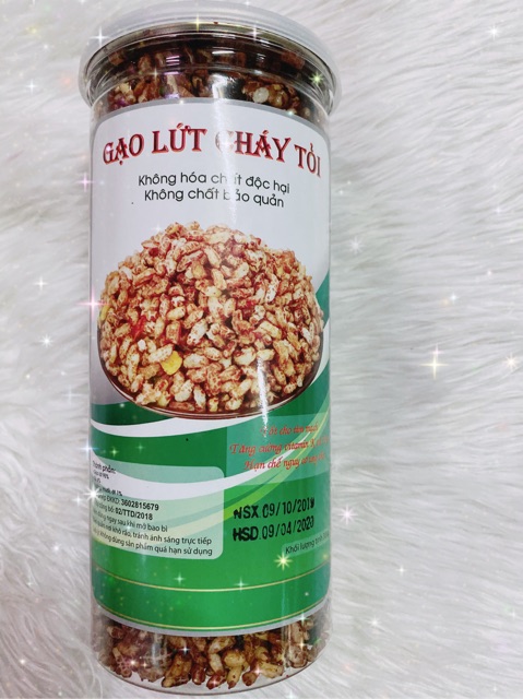 GẠO LỨT RONG BIỂN CHÁY TỎI 300gram