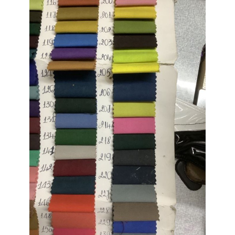 Combo vải kaki và vải lót