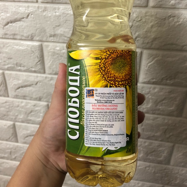 Dầu ăn hướng dương Sloboda Organic