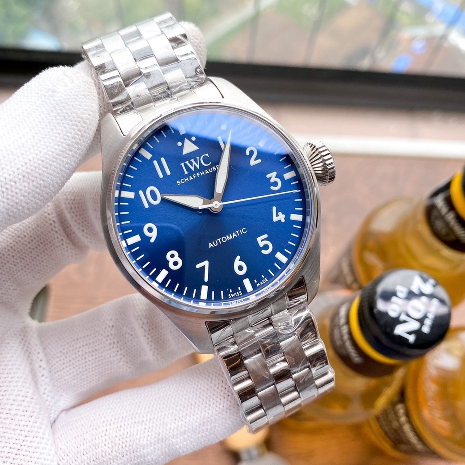 Đồng hồ nam IWC Chuyển động cơ tự động 316L Đường kính dây đeo bằng thép không gỉ 44m