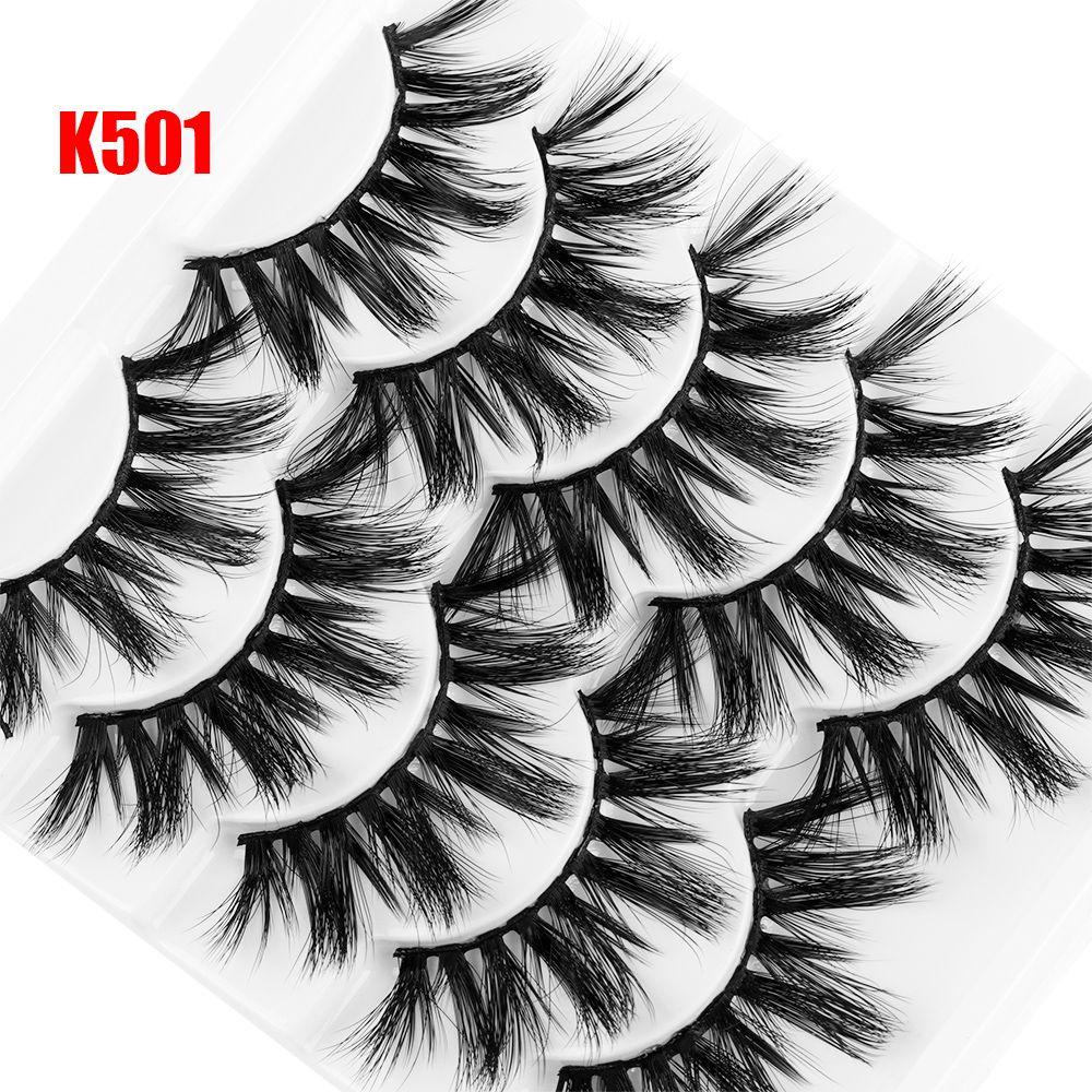 Set 5 Cặp Lông Mi Giả SUSANS SKONHED 3D Mềm Mại Có Thể Tái Sử Dụng