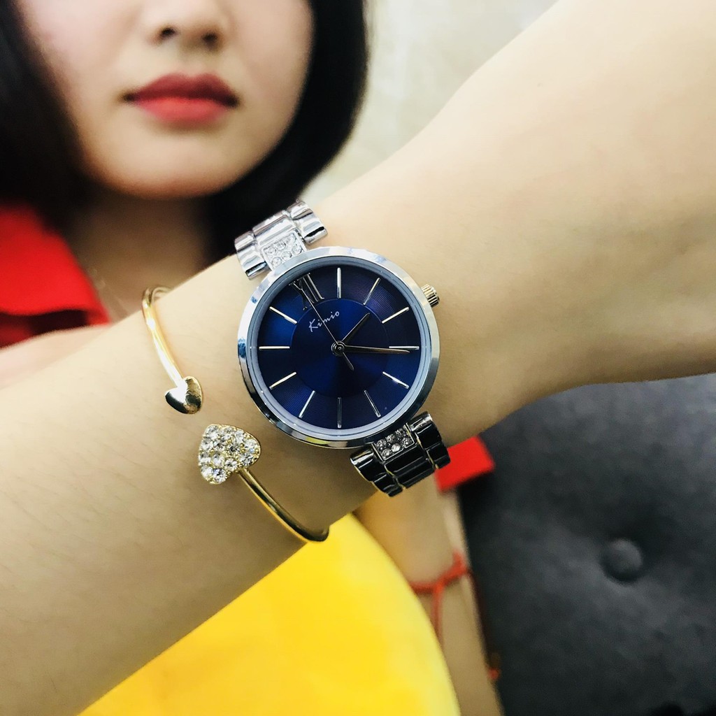 Đồng hồ Kimio lắc tay trái tim