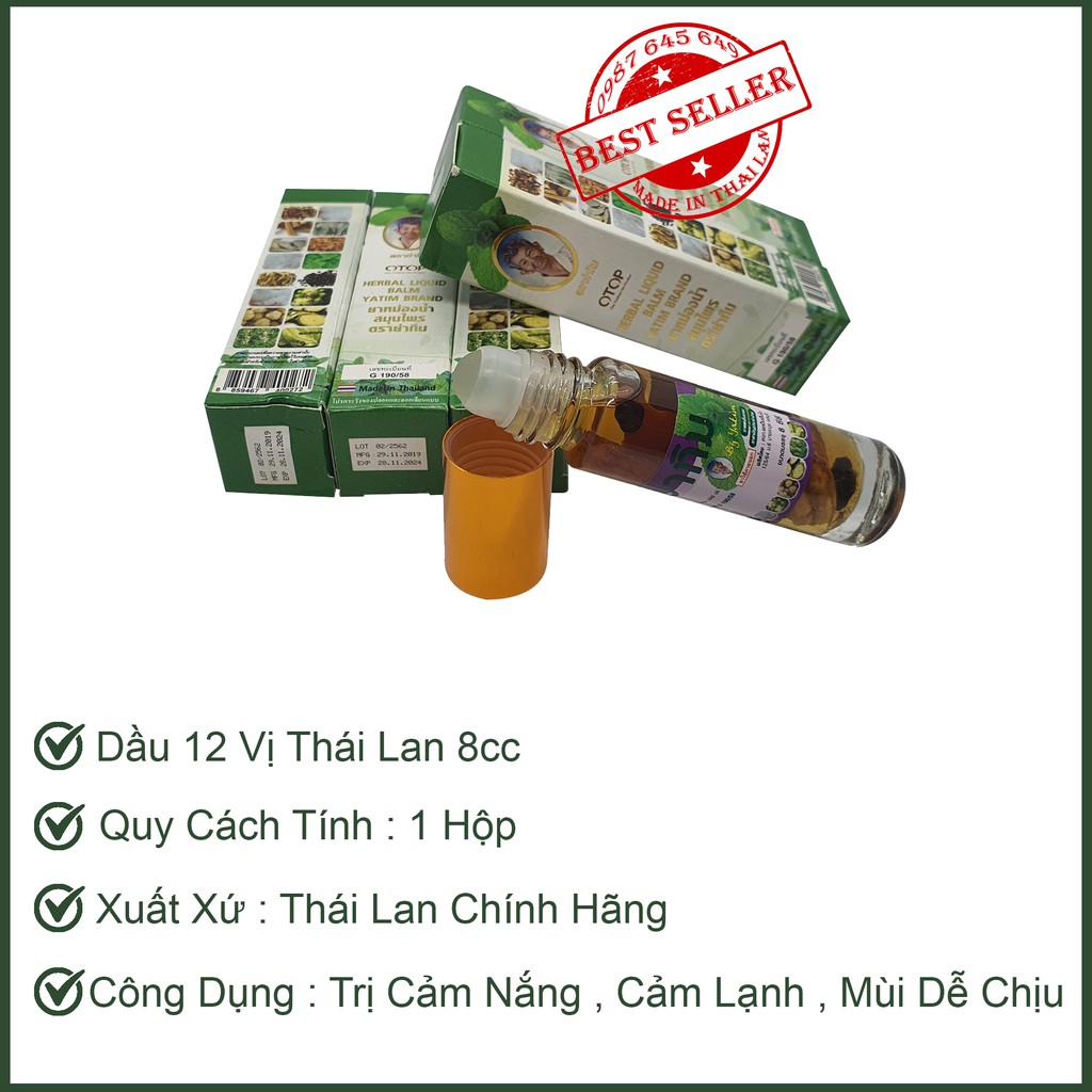 dầu 12 vị bà già Thái Lan