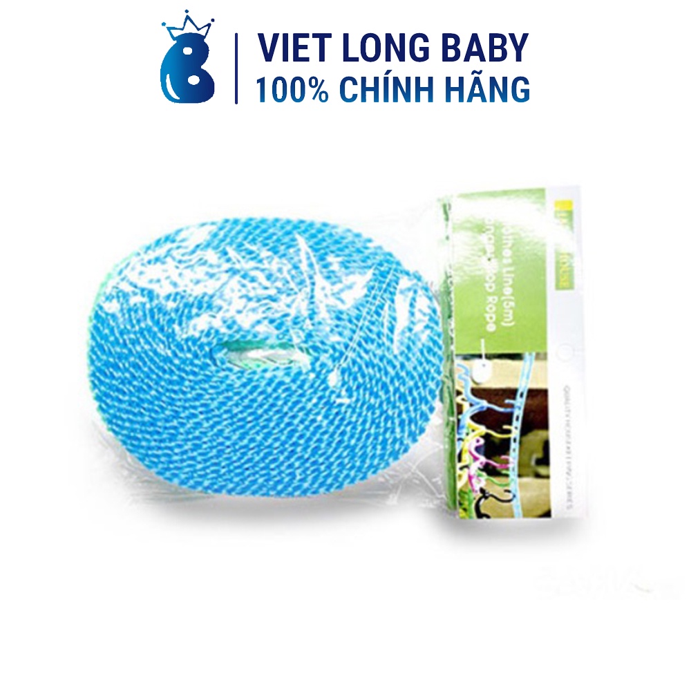 Dây Phơi Quần Áo Thông Minh Nhiều Màu 5m