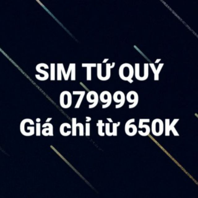 SIM NGŨ QUÝ 77777 + SIM TỨ QUÝ 9999