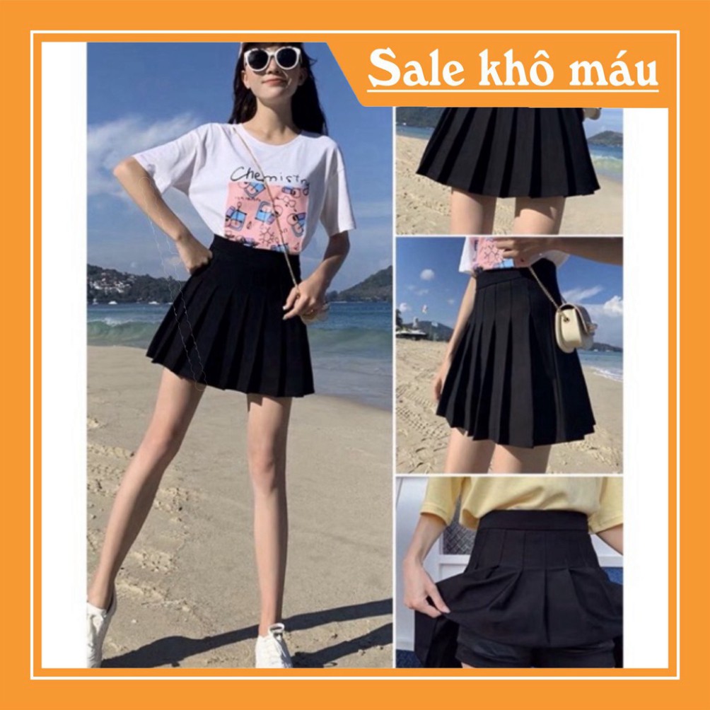 THỜI TRANG NỮ 24H- ONLINE xin chào chị yêu Chân váy xếp ly tennis kèm quần chống lộ