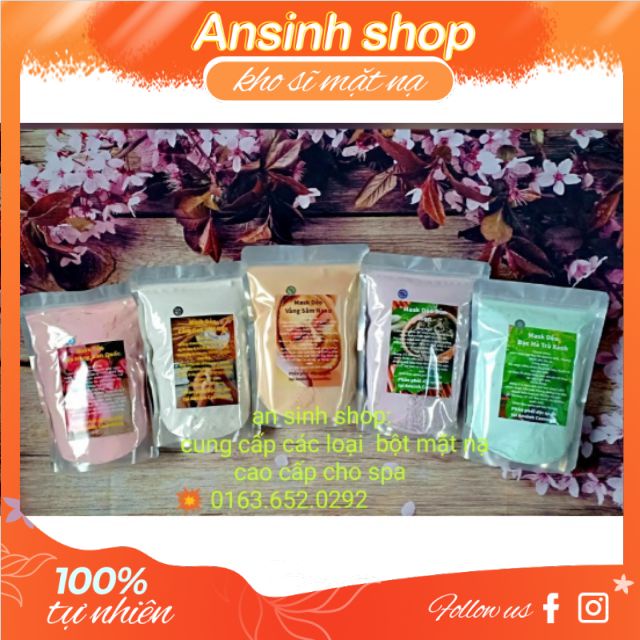 1kg dẻo bạc hà ,dẻo hoa hồng,bùn non,vàng sâm handmade đắp mặt trắng da