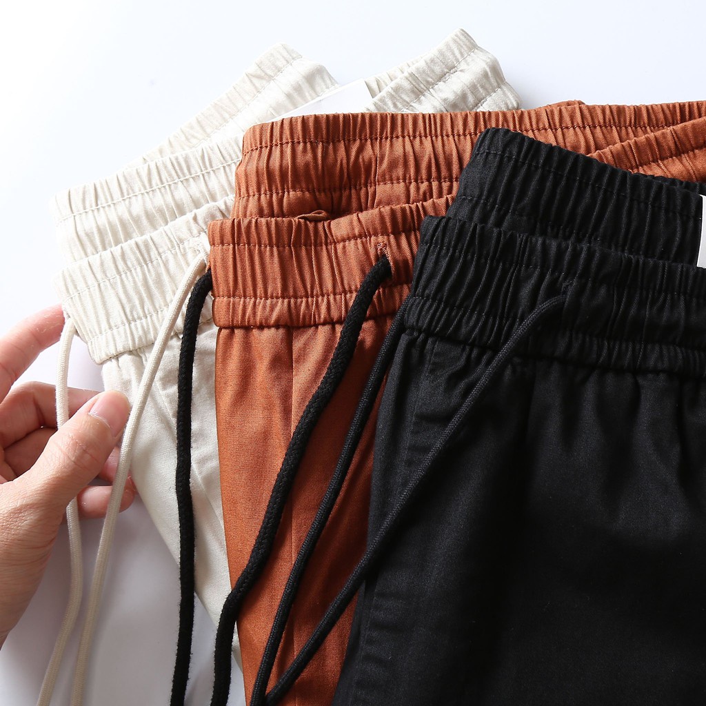 Quần Kaki Unisex lưng thun Siêu nhẹ Dáng Âu Phong Cách dạo chơi (55 - 95kg)