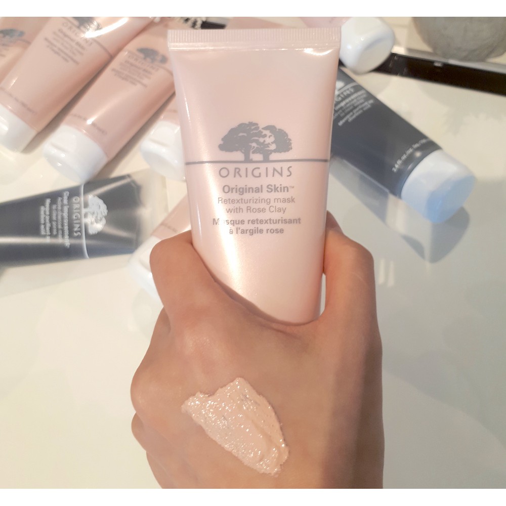 Origins Mặt Nạ Dưỡng Ẩm 2 Trong 1 Original Skin Retexturizing Mask With Rose Clay Mask Tách Set Sephora Mini Size