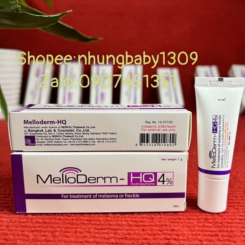 MelloDerm HQ 4% loại bỏ nám,tàn nhang