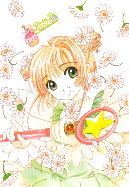 Poster anime sakura a4 nhiều mẫu coa đề can bóc dán