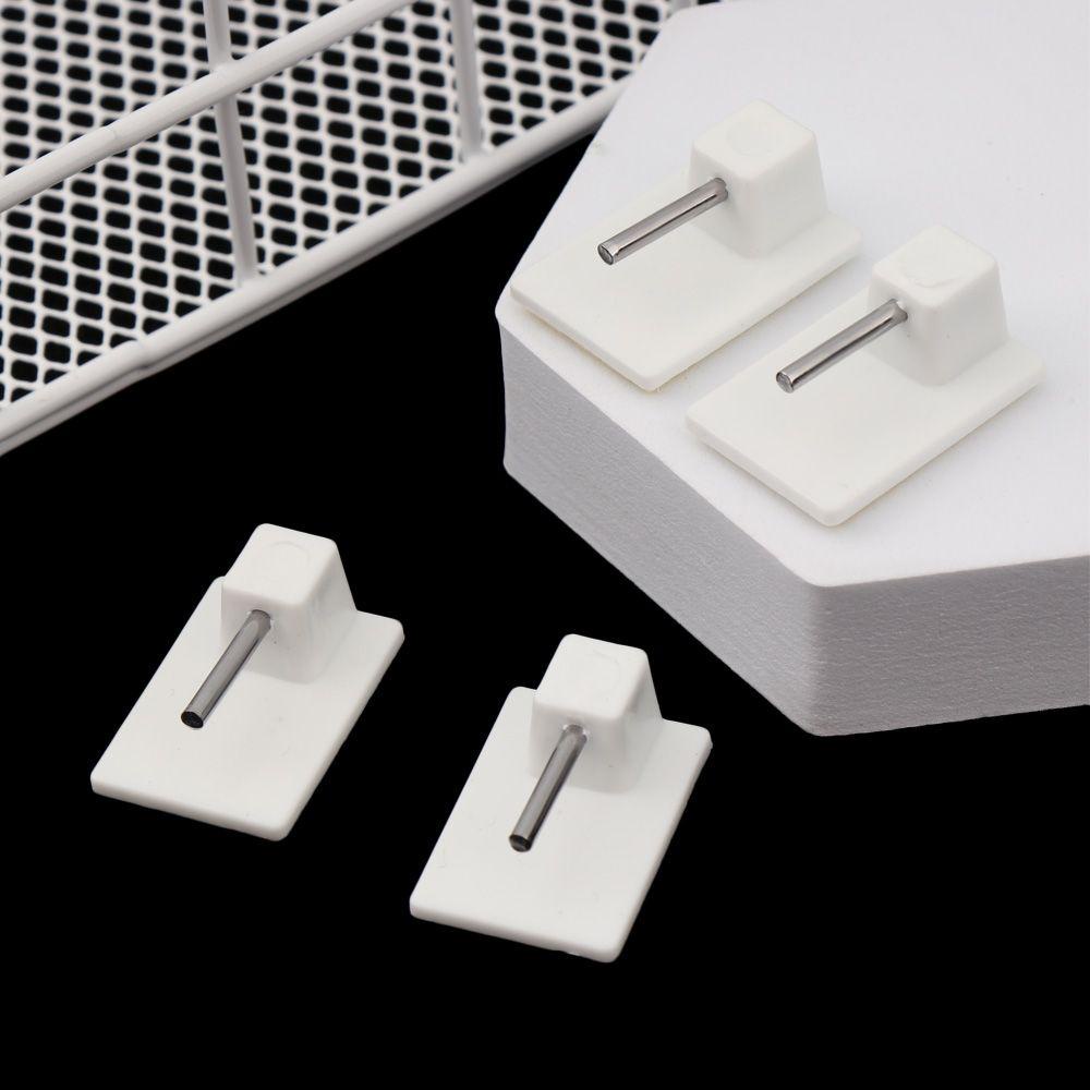 Bộ 4 Móc Treo Rèm Cửa Bằng PVC Tiện Dụng Cho Nhà Bếp / Nhà Tắm Giá Đỡ