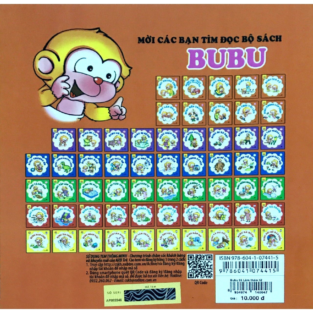 Sách - Bubu 55: Làm Thám Tử
