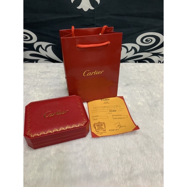 Hộp set 3 món Cartier đựng lắc cao cấp.