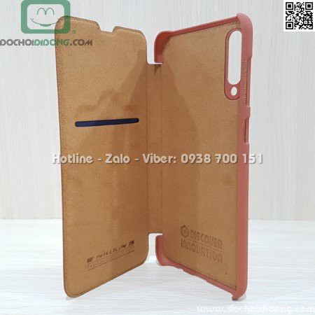 Bao da Samsung A50 Nillkin Qin