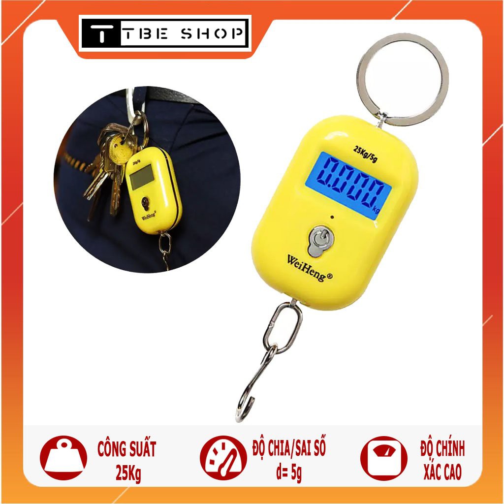 Cân Treo Mini Điện Tử 25kg WH A21 Chính Xác Cao Nhỏ Gọn ( Bảo Hành 1 Năm ) TBE Shop