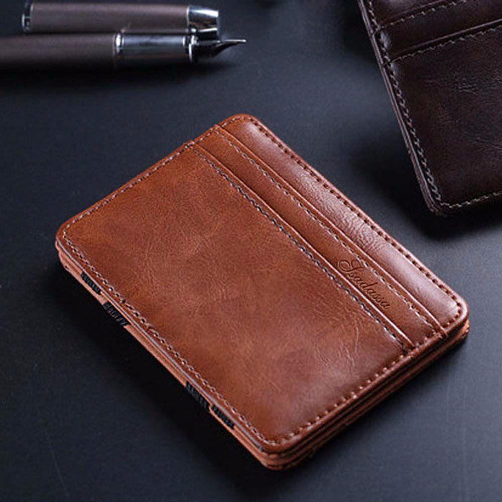 LILYES Ví Da Siêu Mỏng Đựng Thẻ Tín Dụng Dành Cho Nam
