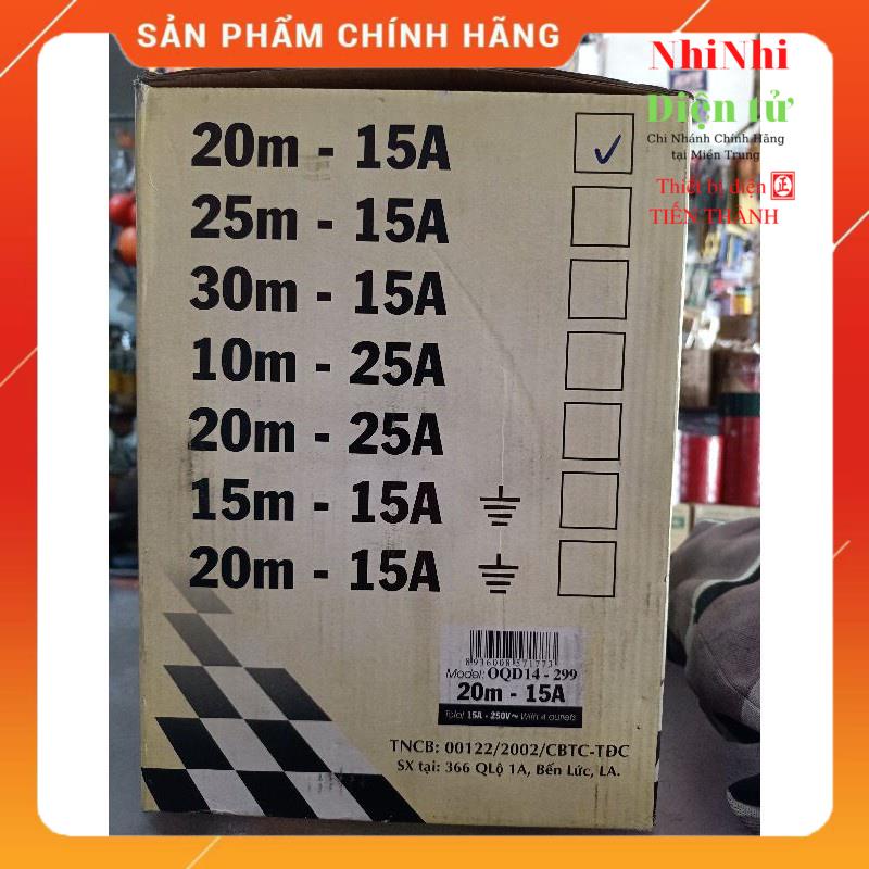 Ổ cắm quay công nghiệp Tiến Thành 20m, 30m, 50m - 15A ( 2 tim )