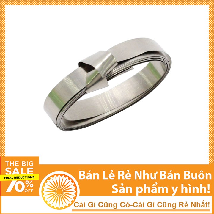 Dây Kẽm Hàn Cell Pin 18650 0.1mmx5mmx1M