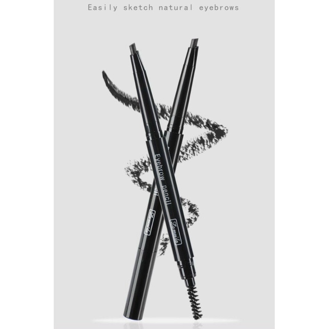 Chì kẻ mày 2 đầu Mking Eyebrow Pencil đầu bút dạ mềm, dễ vẽ, đường kẻ mảnh, rõ nét, không trôi