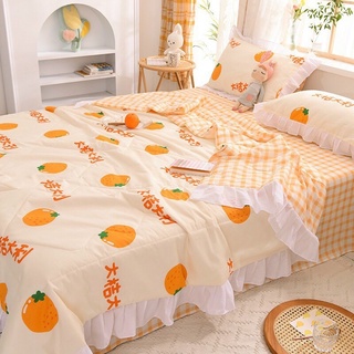 Set cotton bèo chăn trần hè thu 2022